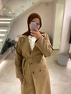 camel italian trenchcoat
