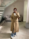 camel italian trenchcoat