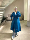 Blue italian trenchcoat