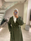 Green italian trenchcoat