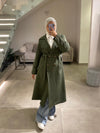 Green italian trenchcoat