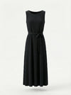 Italian pleated black dress