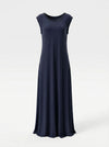 Italy silk navy  dress