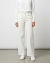 Offwhite wide denim pants