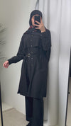 Black summer long pants set